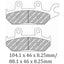 FERODO Disc Pad Set - FDB2301 SG Sinter Grip Sintered Compound - Off-Road
