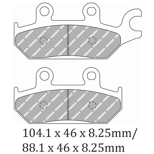 FERODO Disc Pad Set - FDB2301 SG Sinter Grip Sintered Compound - Off-Road Hover Image
