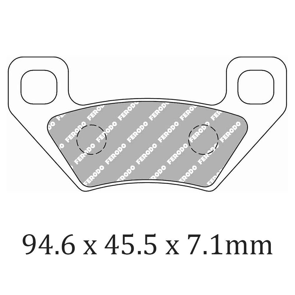 FERODO Disc Pad Set - FDB2303 SG Sinter Grip Sintered Compound - Off-Road