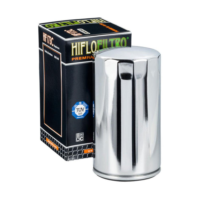 HIFLOFILTRO - OIL FILTER  HF173C CHROME Hover Image