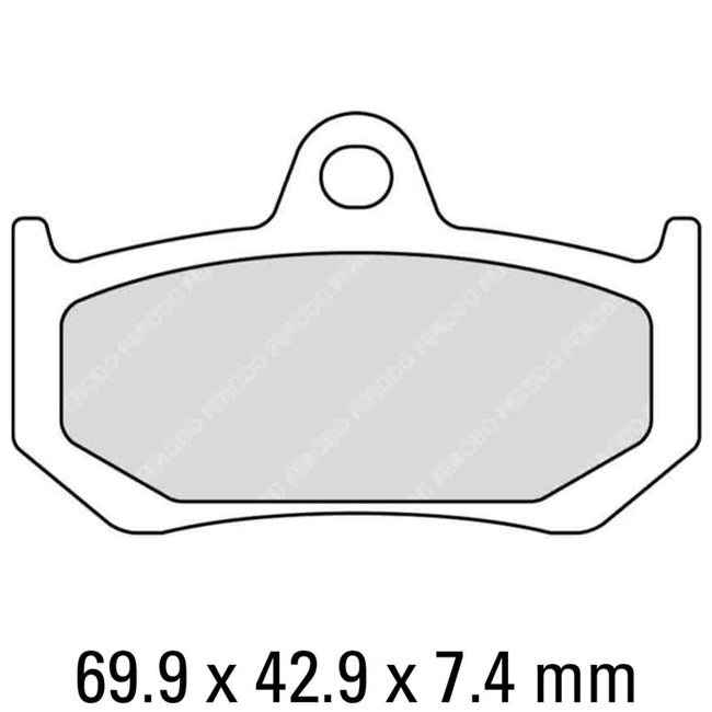 FERODO Disc Pad Set - FDB2198 ST Sinter Grip Sintered Compound - Road Hover Image
