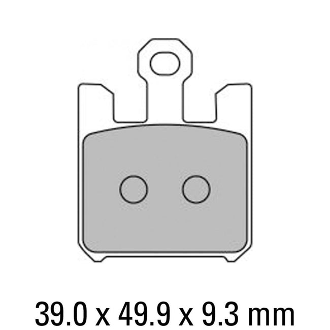 FERODO Disc Pad Set - FDB2203 CP211 Carbon Grip Race Compound - Non Sintered Hover Image