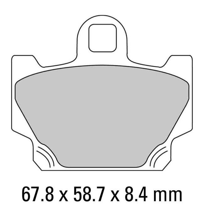 FERODO Disc Pad Set - FDB311 P Platinum Non Sintered Compound Hover Image