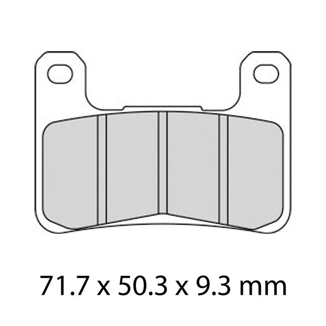 FERODO Race Brake Disc Pad Set - FDB2204 ZRAC Hover Image