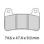 FERODO Race Brake Disc Pad Set - FDB2205 ZRAC