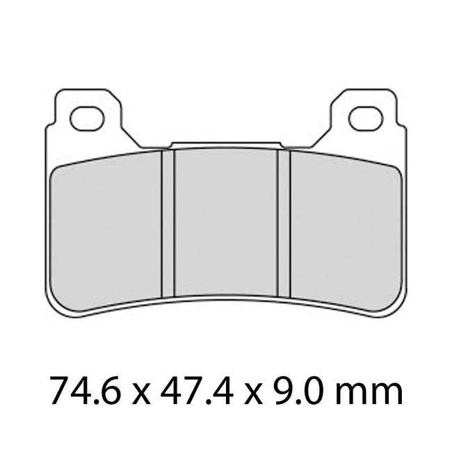 FERODO Race Brake Disc Pad Set - FDB2205 ZRAC Hover Image