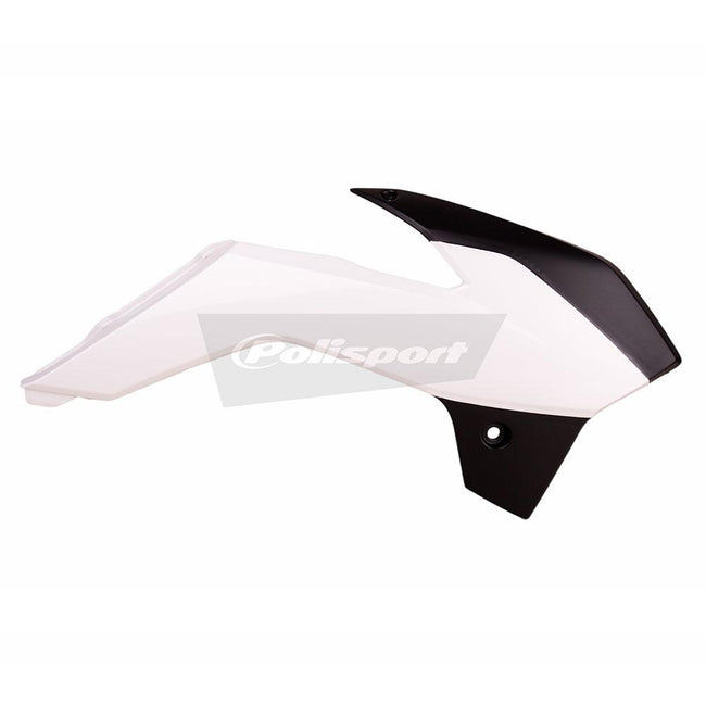 POLISPORT RADIATOR SHROUDS KTM 85 SX 13-17 - WHITE Hover Image