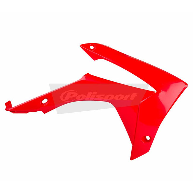 POLISPORT RADIATOR SHROUDS HONDA CRF250R 14-17/CRF450R 13-16 - RED Hover Image