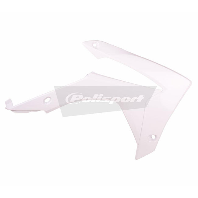 POLISPORT RADIATOR SHROUDS HONDA CRF250R 14-17/CRF450R 13-16 - WHITE Hover Image