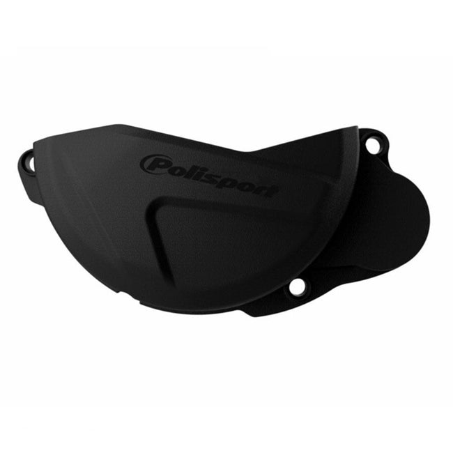 POLISPORT CLUTCH COVER PROTECTOR HONDA CRF250R 13-17 - BLACK Hover Image
