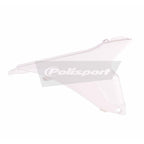 POLISPORT AIRBOX COVERS KTM SX/SX-F 13-15 - WHITE (75-845-51W)