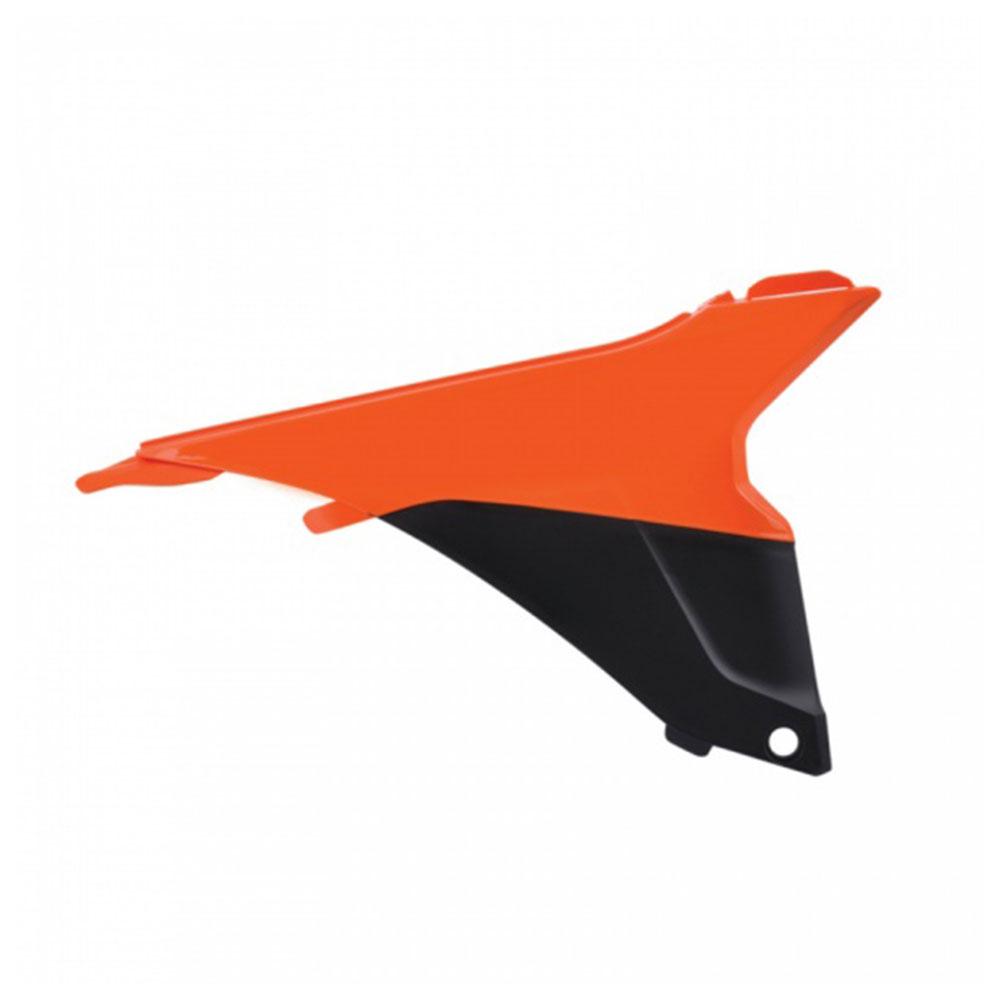 POLISPORT AIRBOX COVERS KTM EXC/EXC-F 14-16 - ORANGE/BLACK