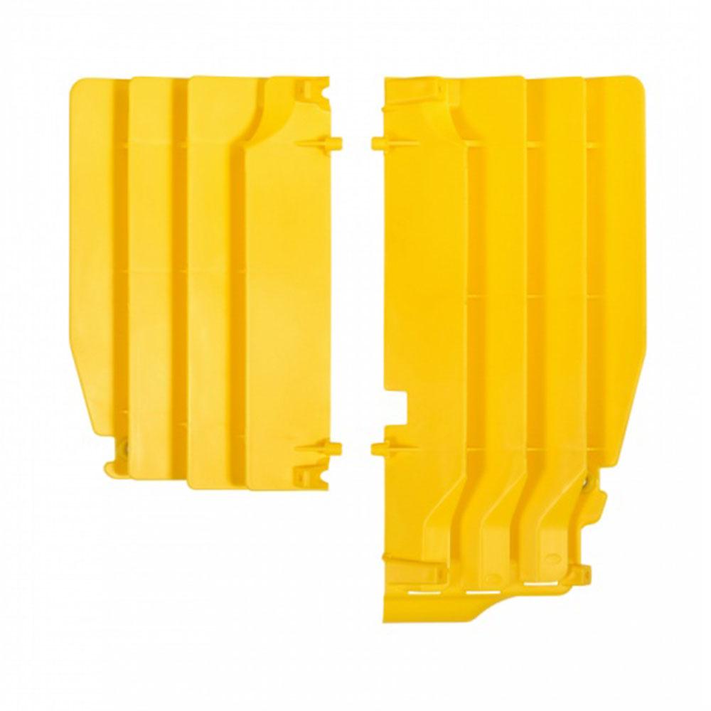 POLISPORT RADIATOR LOUVERS SUZUKI RM-Z250 10-18 - YELLOW