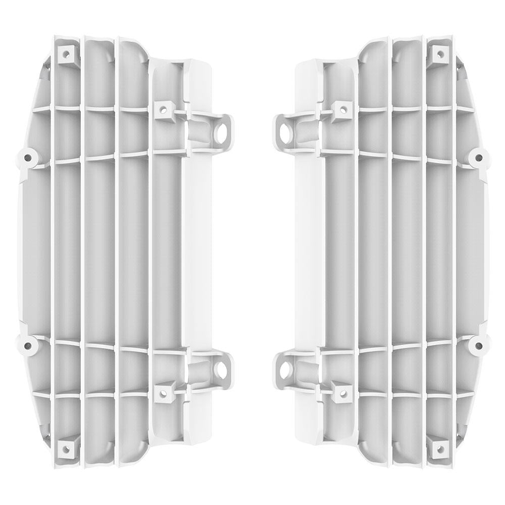 POLISPORT RADIATOR LOUVERS KTM/HUSQVARNA - WHITE