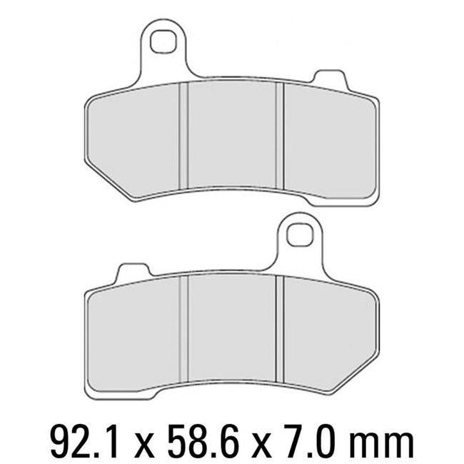 FERODO Disc Pad Set - FDB2210 ST Sinter Grip Sintered Compound - Road Hover Image