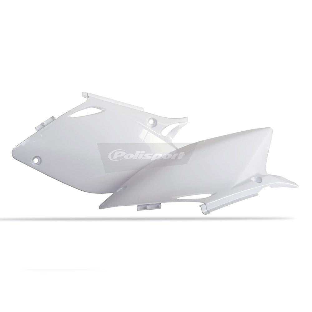 POLISPORT SIDE COVERS HONDA CRF450R 02-04 - WHITE