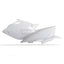 POLISPORT SIDE COVERS HONDA CRF450R 02-04 - WHITE