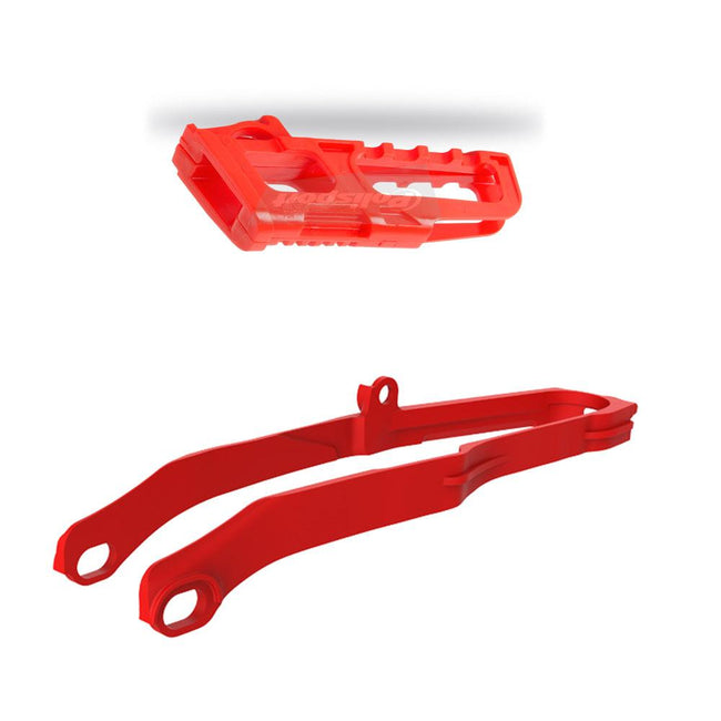 POLISPORT CHAIN GUIDE & SLIDER KIT HONDA CRF250R 18/CRF450R 17-18 - RED Hover Image