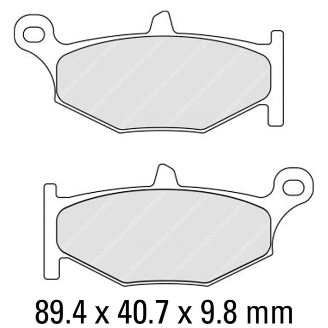 FERODO Disc Pad Set - FDB2213 P Platinum Non Sintered Compound Hover Image