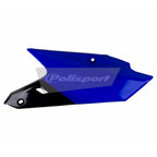 POLISPORT SIDE COVERS YZ250F 14-18/YZ450F 14-17 - BLUE/BLACK