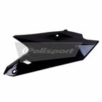 POLISPORT SIDE COVERS YZ250F 14-18/YZ450F 14-17 - BLACK