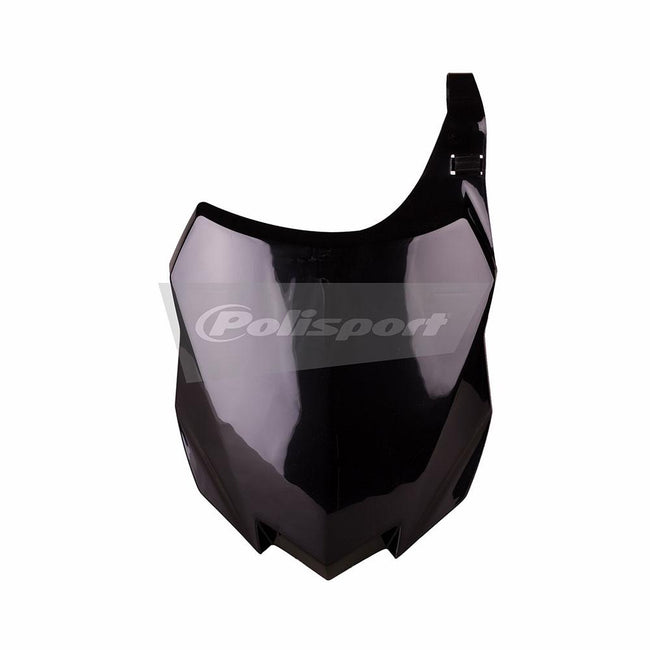 POLISPORT FRONT NUMBER PLATE KAWASAKI KX250F 13-16/KX450F 13-15 - BLACK Hover Image