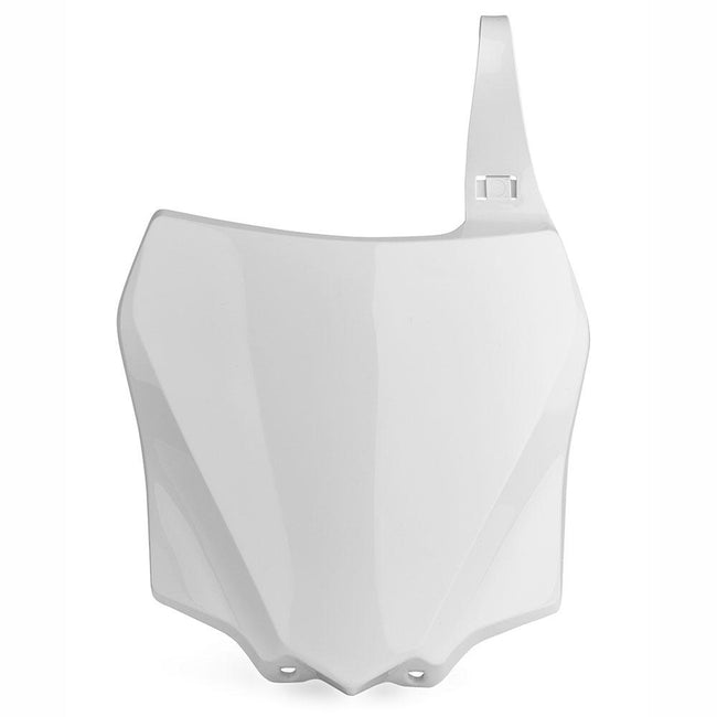 POLISPORT FRONT NUMBER PLATE KAWASAKI KX85 14-22 - WHITE Hover Image