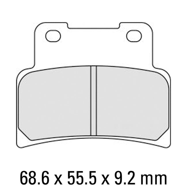FERODO Disc Pad Set - FDB2216 P Platinum Non Sintered Compound Hover Image