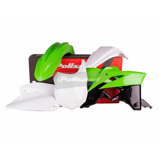 POLISPORT PLASTICS MX KIT KAWASAKI KX250F 13-16 - 2014-2015 OEM COLOUR Hover Image