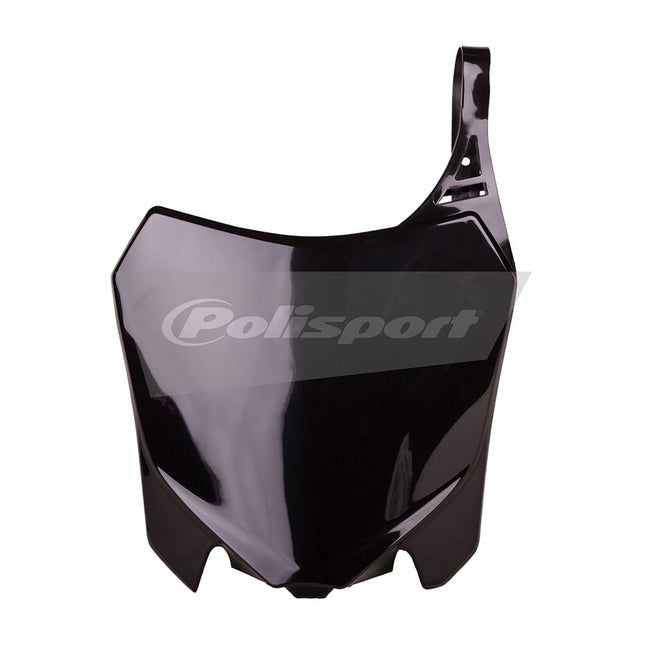 POLISPORT FRONT NUMBER PLATE HONDA CRF250R 14-17/CRF450R 13-16 - BLACK Hover Image