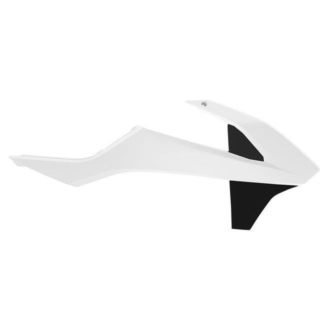 POLISPORT RADIATOR SHROUDS KTM 65 SX 16-17 - WHITE/BLACK Hover Image