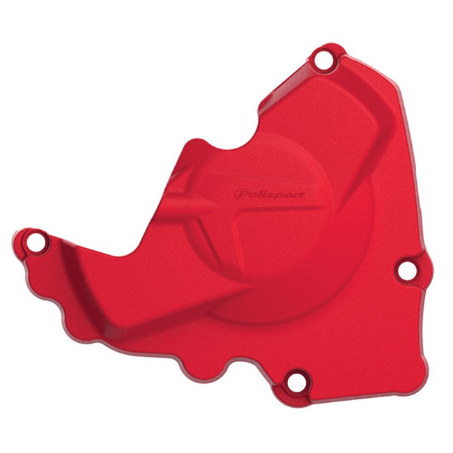 POLISPORT IGNITION COVER PROTECTOR HONDA CRF250R 10-17 - RED Hover Image