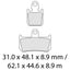 FERODO Disc Pad Set - FDB2217 ST Sinter Grip Sintered Compound - Road