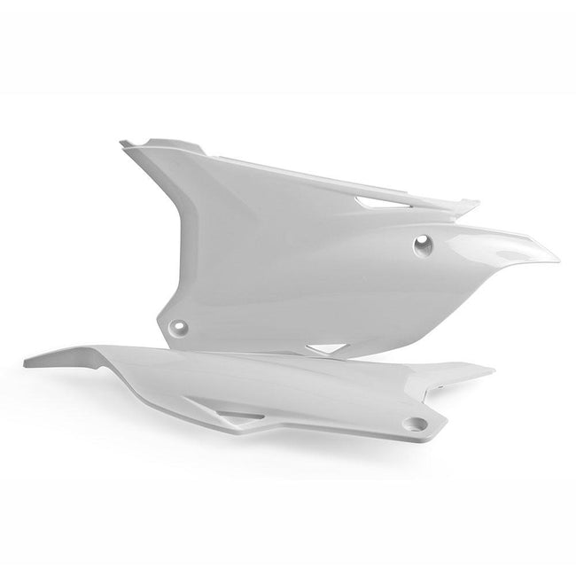 POLISPORT SIDE COVERS KAWASAKI KX85 14-22 - WHITE Hover Image