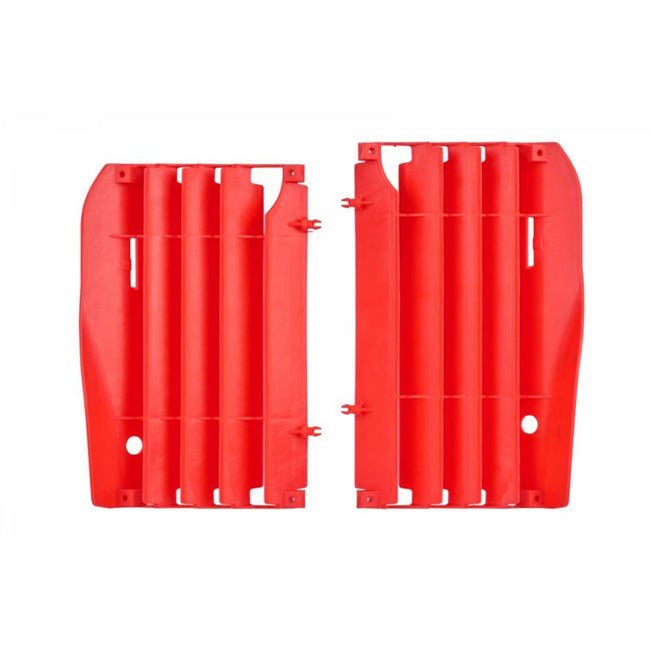 POLISPORT RADIATOR LOUVERS HONDA CRF450R 17-20 - RED Hover Image