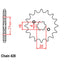 FRONT SPROCKET - STEEL  12T 428P (NOT D/D)