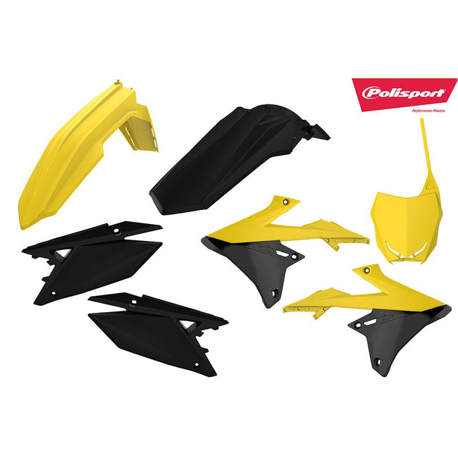 POLISPORT MX KIT SUZUKI RM-Z250 19-24/RM-Z450 18-24 - YELLOW/BLACK Hover Image