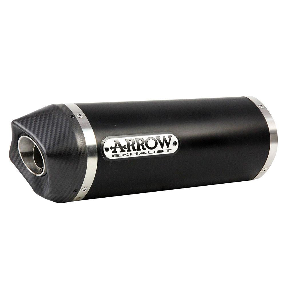 ARROW 71744AKN Silencer - RACE-TECH Aluminium Dark with Carbon End Cap