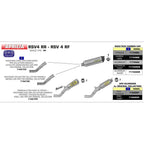 ARROW 71744AKN Silencer - RACE-TECH Aluminium Dark with Carbon End Cap