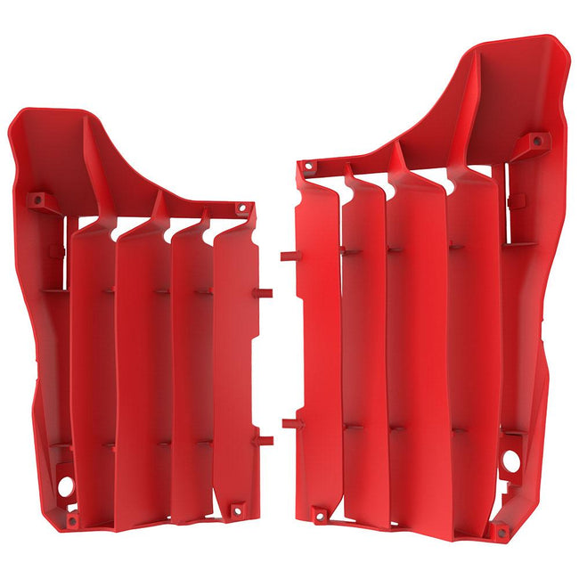 POLISPORT RADIATOR LOUVRES HONDA CRF250R 18-19 - RED Hover Image