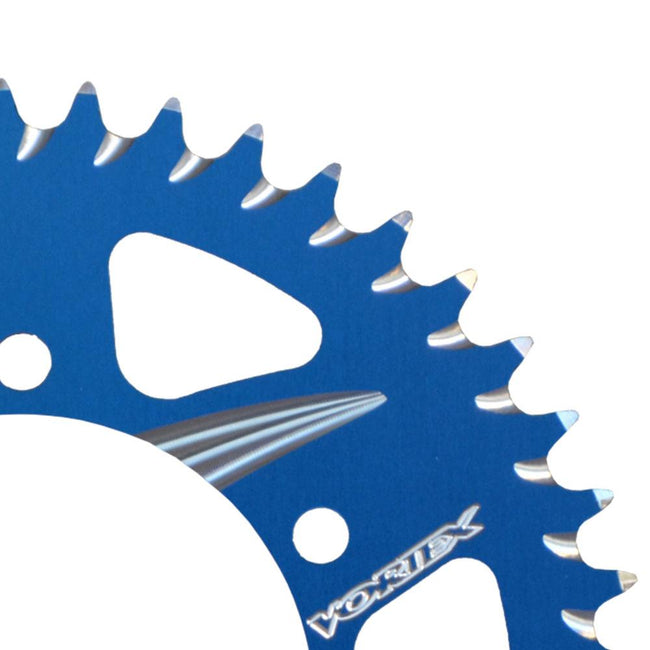 VORTEX ALLOY REAR SPROCKET 520-45T - SUZ/TRI - BLUE Hover Image