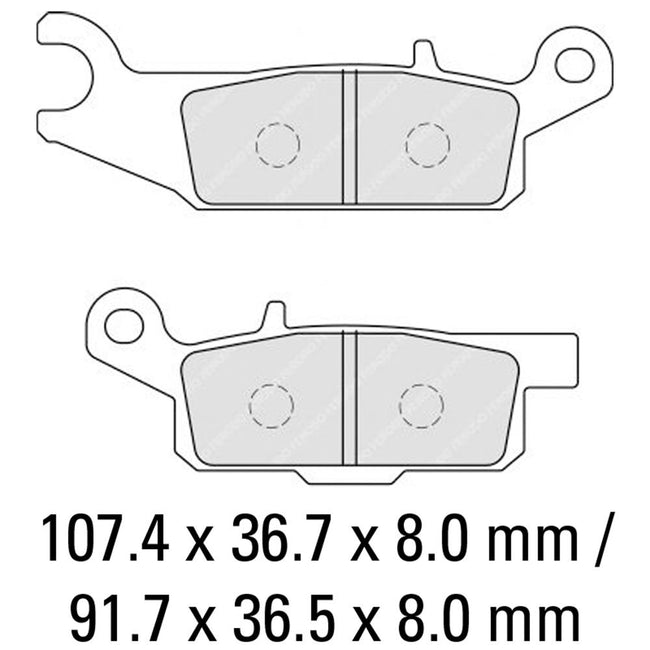 FERODO Disc Pad Set - FDB2230 SG Sinter Grip Sintered Compound - Off-Road Hover Image