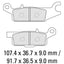 FERODO Disc Pad Set - FDB2233 SG Sinter Grip Sintered Compound - Off-Road