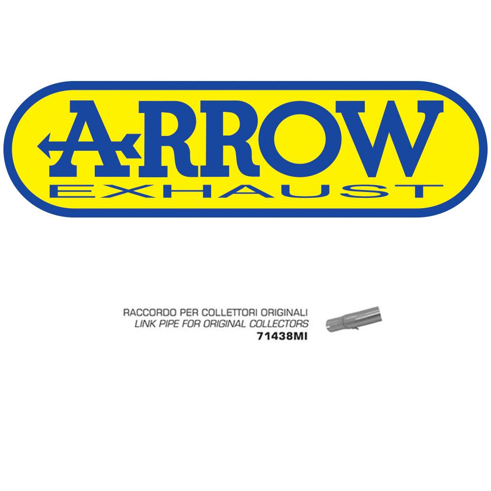 ARROW 71438MI Mid Link Pipe :- Stainless