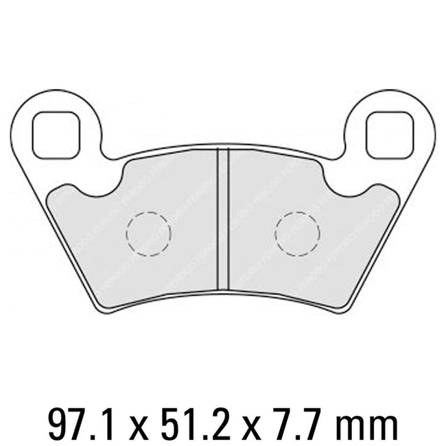 FERODO Disc Pad Set - FDB2236 SG Sinter Grip Sintered Compound - Off-Road Hover Image