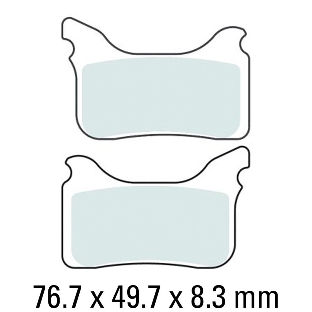 FERODO Disc Pad Set - FDB2245 ST Sinter Grip Sintered Compound - Road
