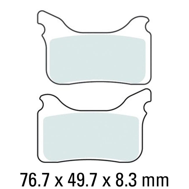 FERODO Disc Pad Set - FDB2245 ST Sinter Grip Sintered Compound - Road Hover Image