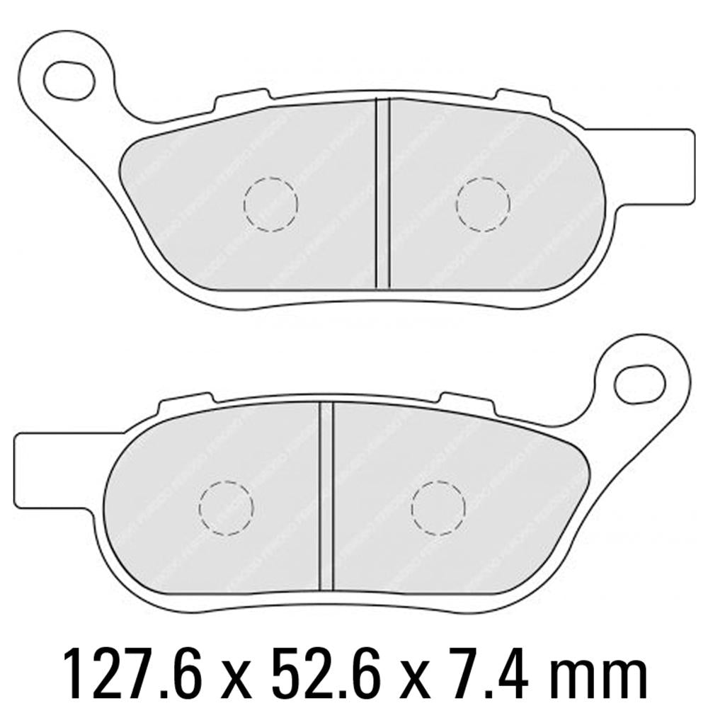 FERODO Disc Pad Set - FDB2251 ST Sinter Grip Sintered Compound - Road