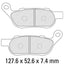 FERODO Disc Pad Set - FDB2251 ST Sinter Grip Sintered Compound - Road