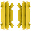 POLISPORT RADIATOR LOUVRES SUZUKI RM/DRZ - YELLOW